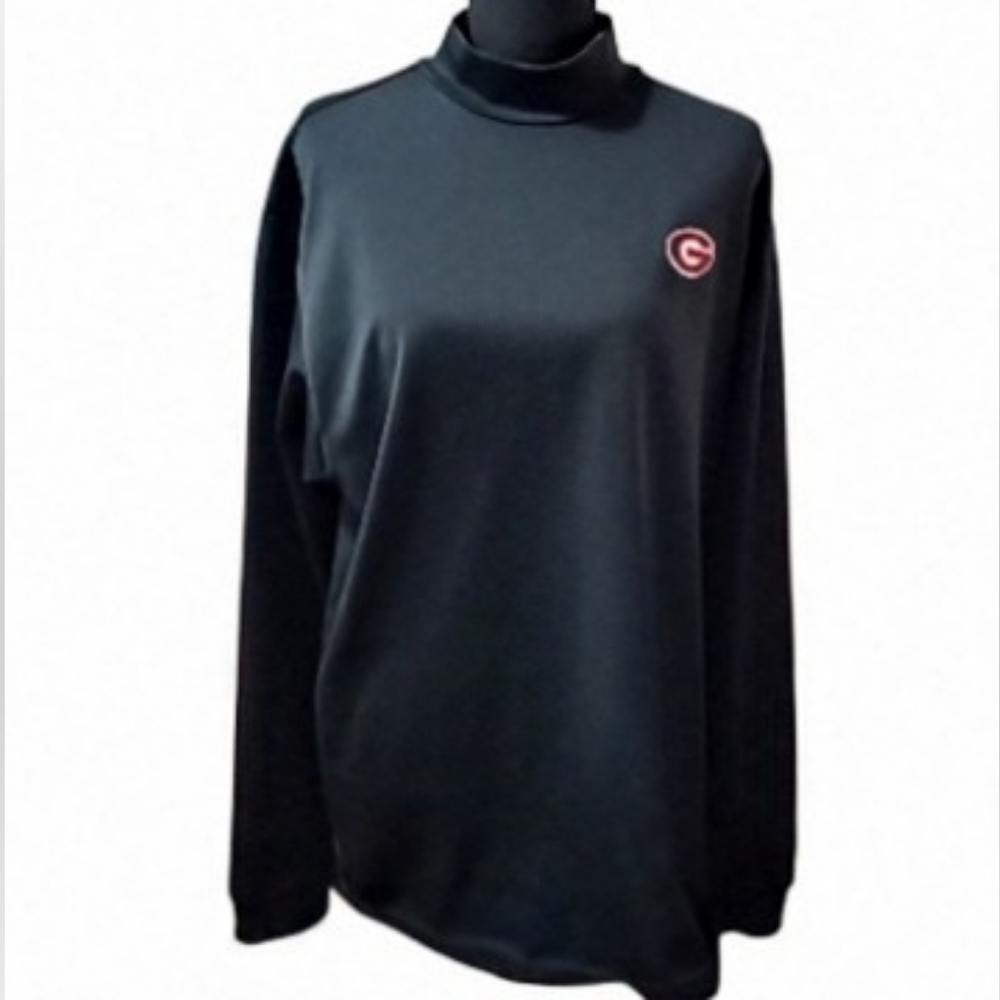 Pullover Shirt Dri-fit Long Sleeve Vintage Golf Shirt Nike UGA Emblem Men's Sz L